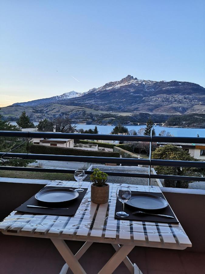 Studio Vue Sur Lac Et Montagne Savines Eksteriør bilde