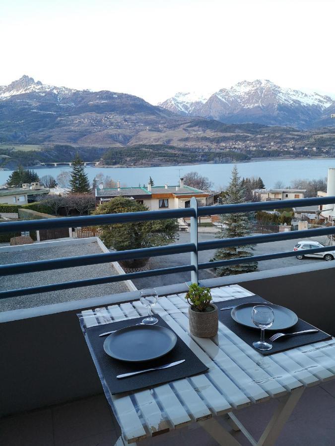 Studio Vue Sur Lac Et Montagne Savines Eksteriør bilde