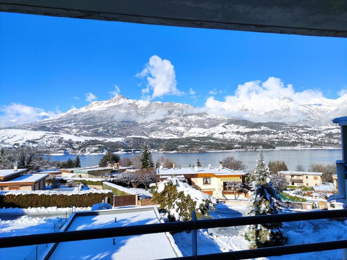 Studio Vue Sur Lac Et Montagne Savines Eksteriør bilde